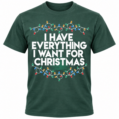 Christmas Funny Couple T Shirt | I Have Everything - I'm Everything