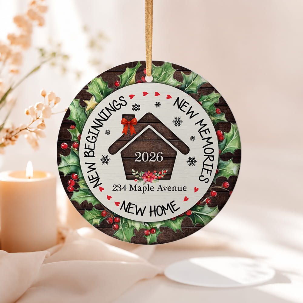 New Home - New Memory Ceramic Xmas Ornament 2026