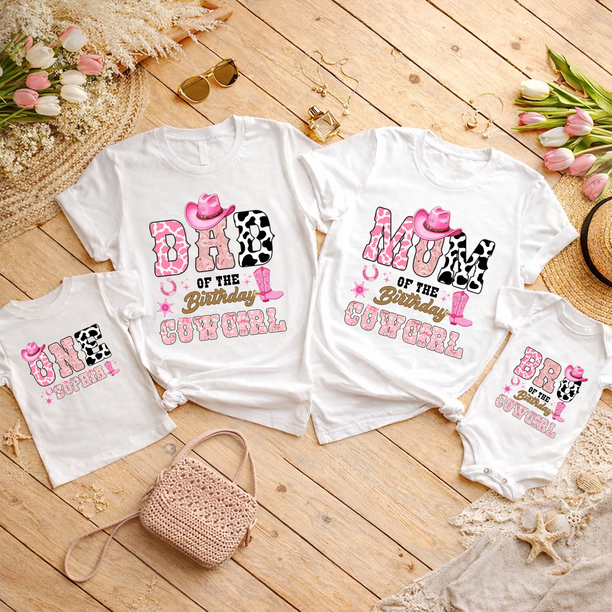 Birthday Cowgirl Family Matching Shirts | Western Party