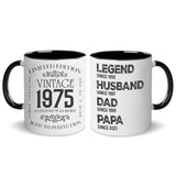 Personalized Vintage Birthday Gifts For Men Custom Coffee Mug 11Oz 15Oz