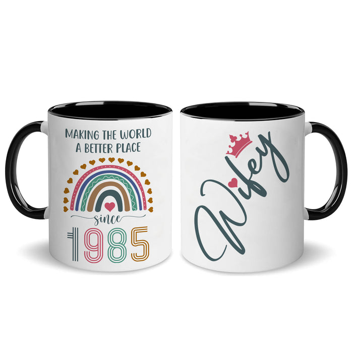 Personalized Wife Coffee Mug 11Oz 15Oz Custom Year