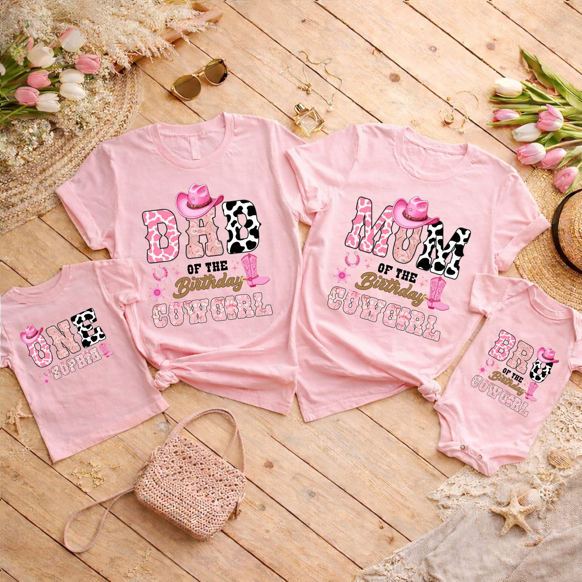 Birthday Cowgirl Family Matching Shirts | Western Party