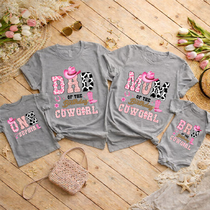 Birthday Cowgirl Family Matching Shirts | Western Party