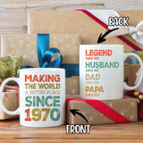 Personalized Birthday Gifts For Dad Custom Coffee Mug 11Oz 15Oz