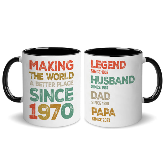 Personalized Birthday Gifts For Dad Custom Coffee Mug 11Oz 15Oz