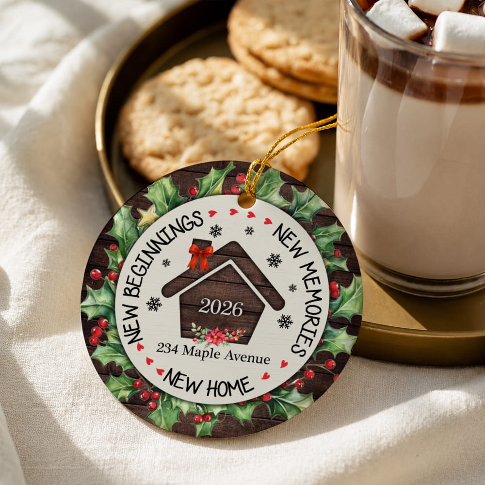 New Home - New Memory Ceramic Xmas Ornament 2026