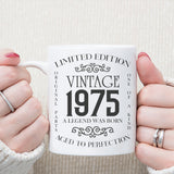 Personalized Vintage Birthday Gifts For Men Custom Coffee Mug 11Oz 15Oz