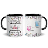 Personalized Choose States Names Grandma And Granddaughter Coffee Mug