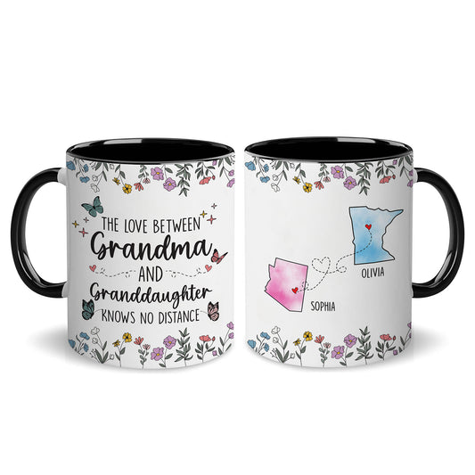 Personalized Choose States Names Coffee Mug Grandma And Granddaughter
