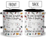 Personalized Custom Map Distance Effect Mom And Daughter Coffee Mug 11Oz 15Oz