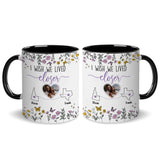 Personalized Map Distance State Floral Coffee Mug, Custom Long Distance
