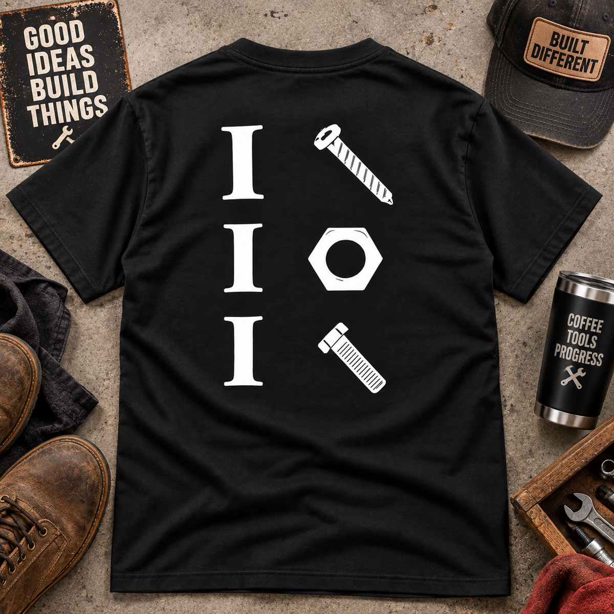 Funny Nuts and Bolts Shirt, Mechanic Humor T-Shirt