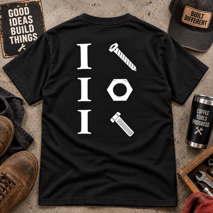 Funny Nuts and Bolts Shirt, Mechanic Humor T-Shirt